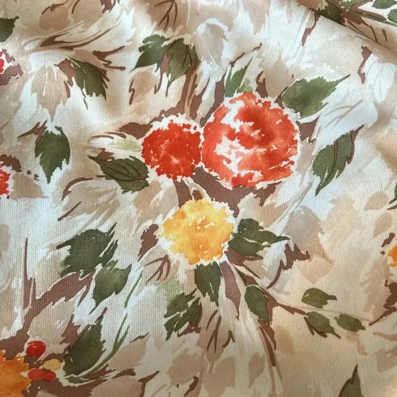 Vintage floral skirt - Picture 4 of 4